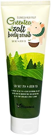 Milky Piggy green tea salt body scrub